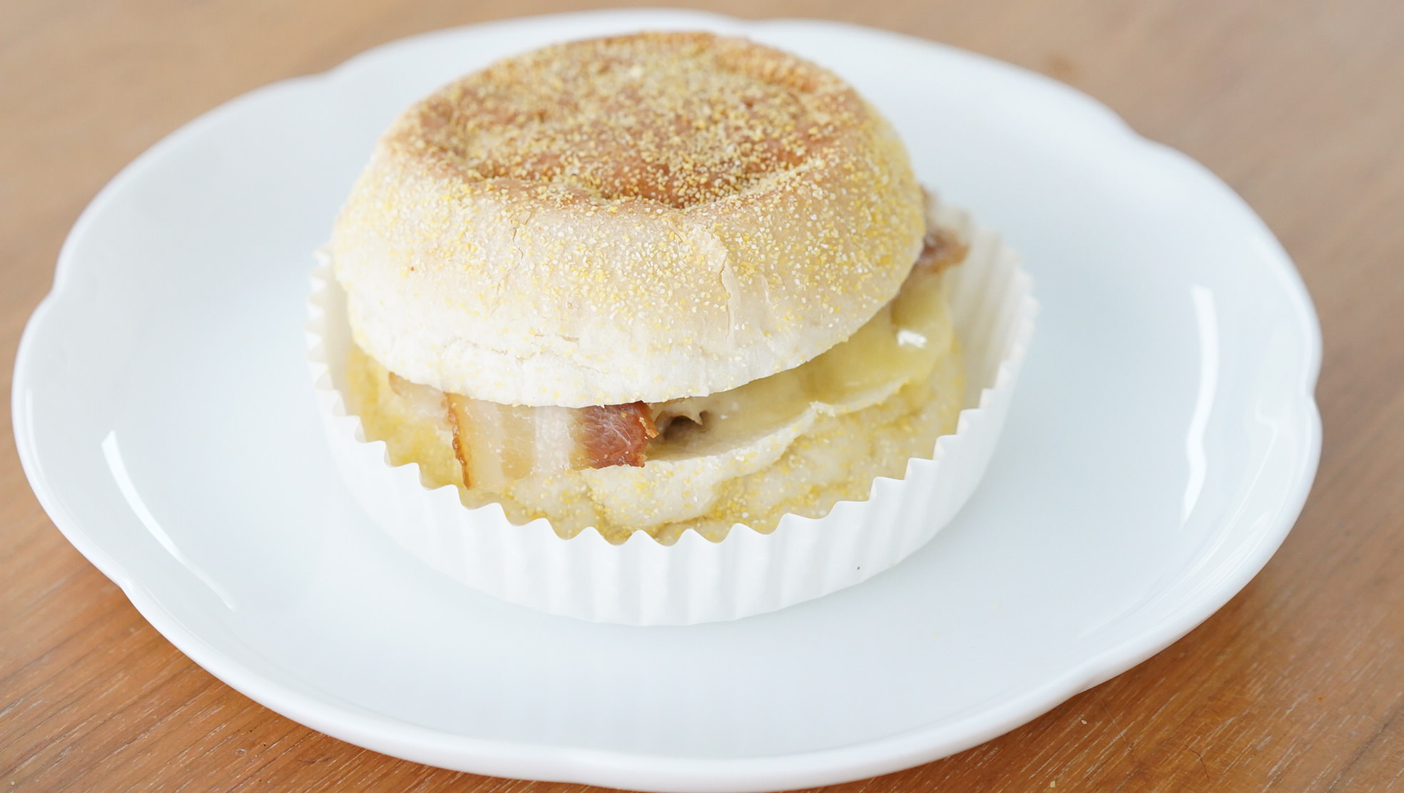 無印良品のおすすめ冷凍食品「ホットサンド・ベーコン&チーズ」の写真