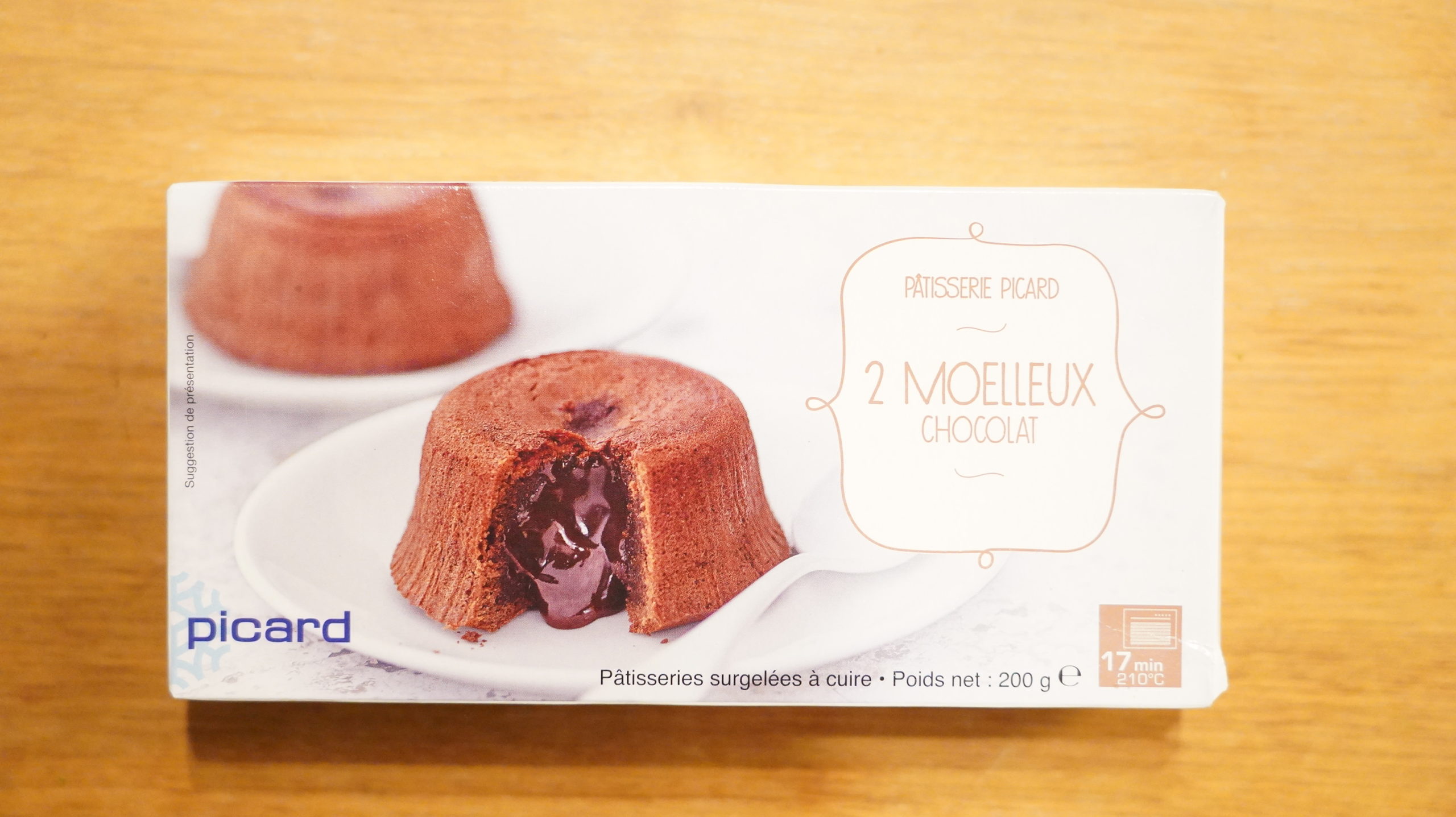 ピカールのおすすめ冷凍食品「モアローショコラ」のパッケージ写真